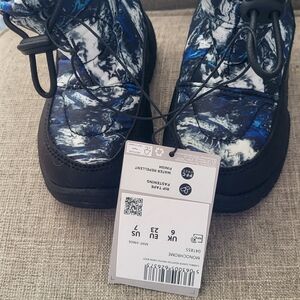 Blue and Black Winter Boots Toddler